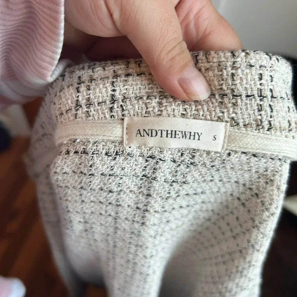ANDTHEWHY TWEED SHACKET